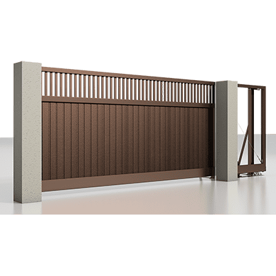 Подробнее Въездные ворота цвета «Шоколад»